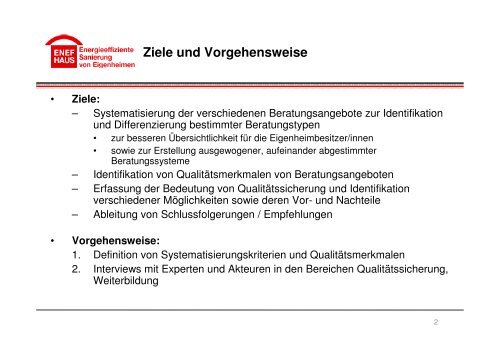 Qualitätssicherung - Institut für ökologische Wirtschaftsforschung