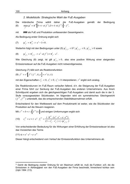 Zwischen Öko-Dumping und First-Mover-Vorteilen - Institut für ...