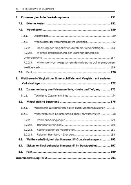 Stand und Potenziale der Elbe-Binnenschifffahrt - Institut für ...