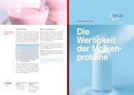 Die Wertigkeit der Molken- proteine - milei.de