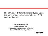 The effect of different mineral types  upon the performance ...