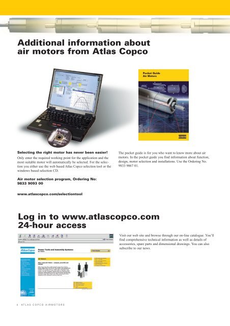 Atlas Copco air motors - IAG