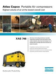 Atlas Copco Portable Air compressors XAS 746 - Atlas Copco UK