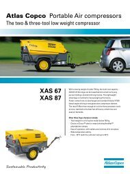 Atlas Copco Portable Air compressors XAS 67 ... - Atlas Copco UK