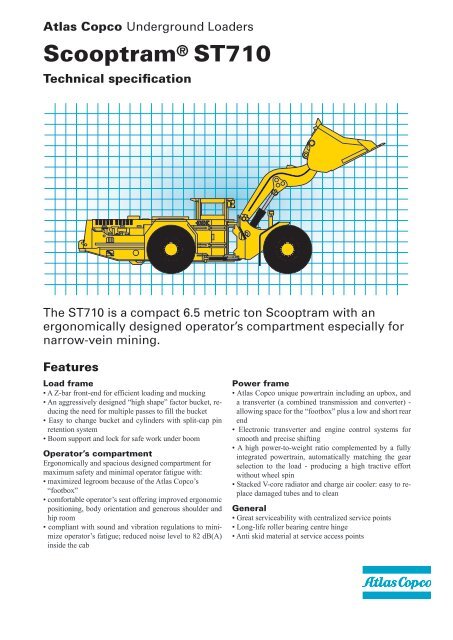 Scooptram® ST710 - Atlas Copco