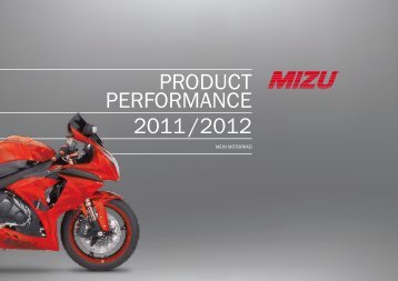 PRODUCT PERFORMANCE 2011 /2012 - Mizu Vertriebs GmbH