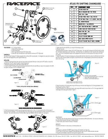 ATLAS FR SHIFTING CHAINGUIDE - Race Face