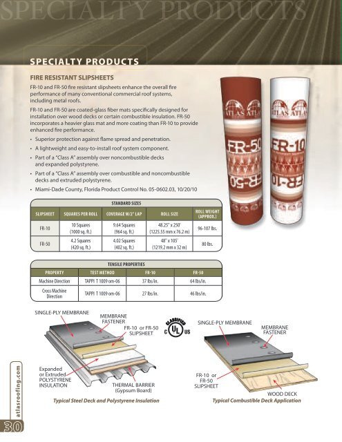 ATLAS ROOFING PRODUCT GUIDE - Huttig Building Products