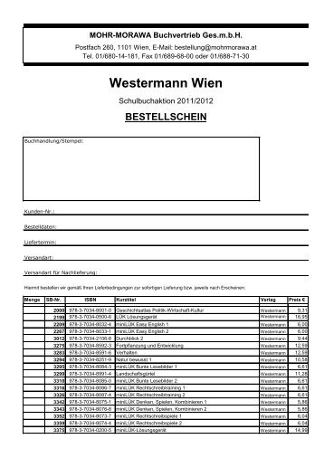 Westermann Wien - bei Mohr Morawa Buchvertrieb GmbH