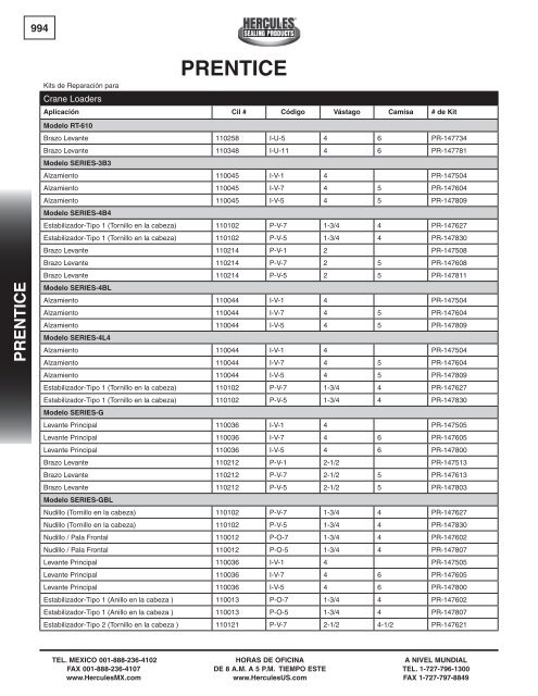 miller - Hercules Sealing Products