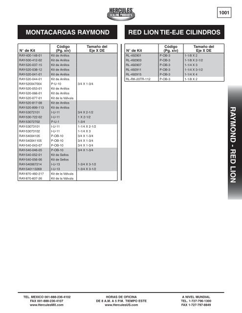 miller - Hercules Sealing Products