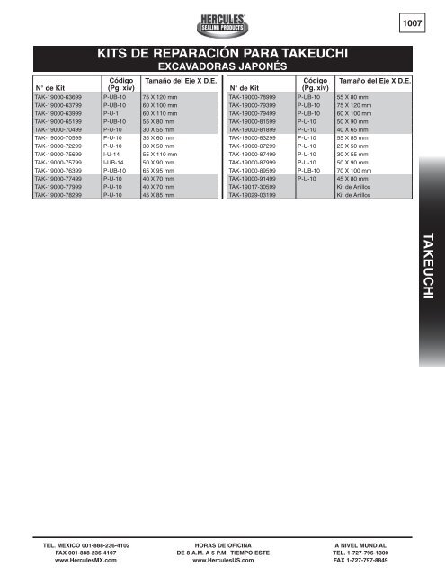 miller - Hercules Sealing Products