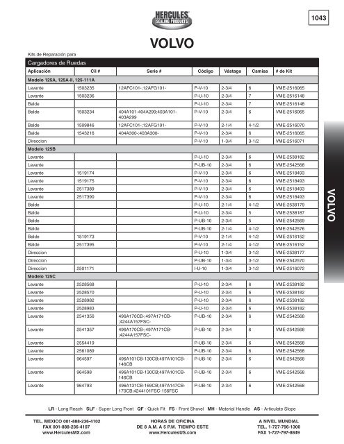 miller - Hercules Sealing Products