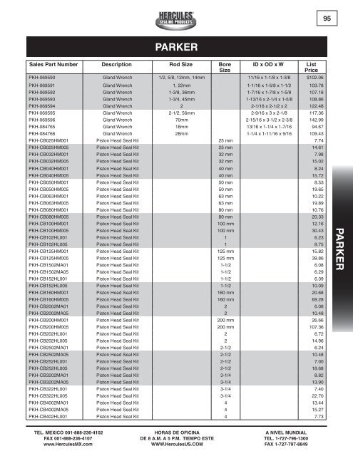 miller - Hercules Sealing Products