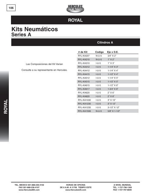 miller - Hercules Sealing Products