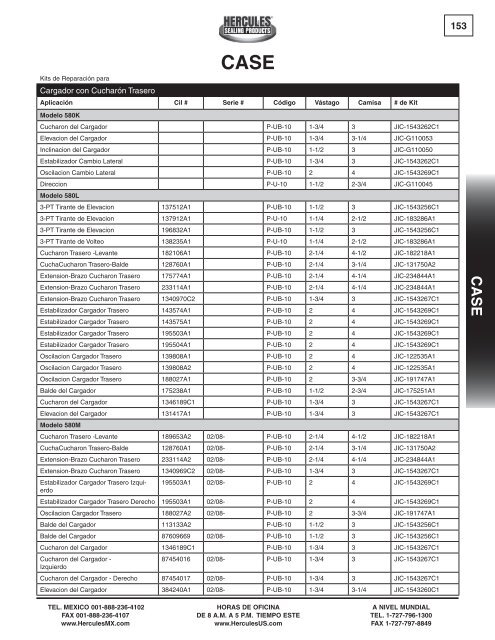 miller - Hercules Sealing Products