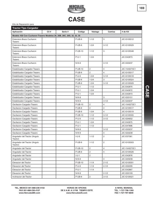 miller - Hercules Sealing Products