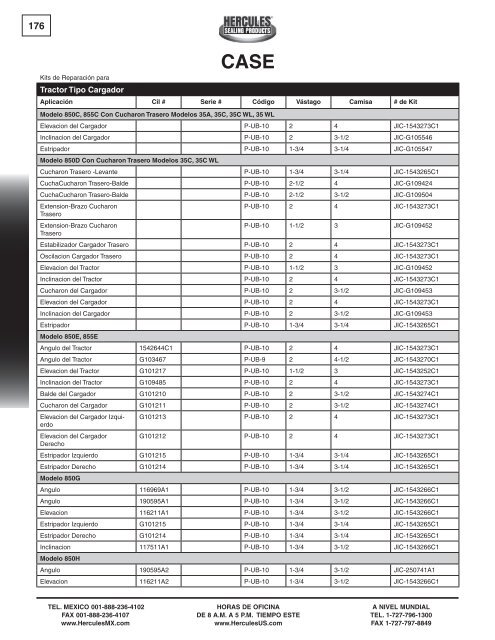 miller - Hercules Sealing Products