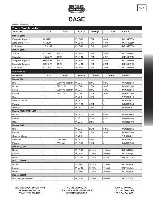 miller - Hercules Sealing Products