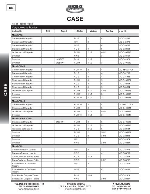 miller - Hercules Sealing Products