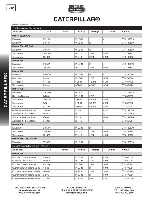 miller - Hercules Sealing Products