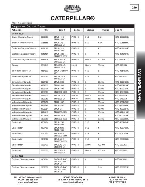 miller - Hercules Sealing Products