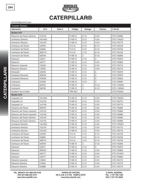 miller - Hercules Sealing Products