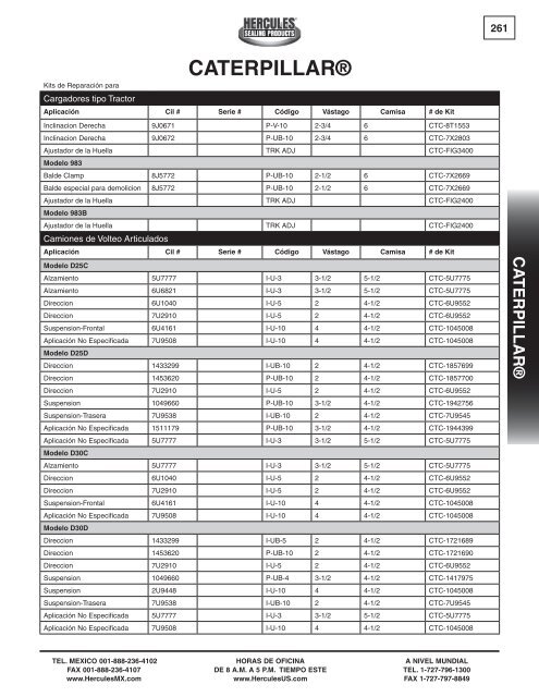 miller - Hercules Sealing Products