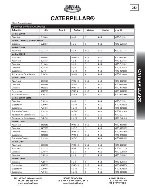 miller - Hercules Sealing Products