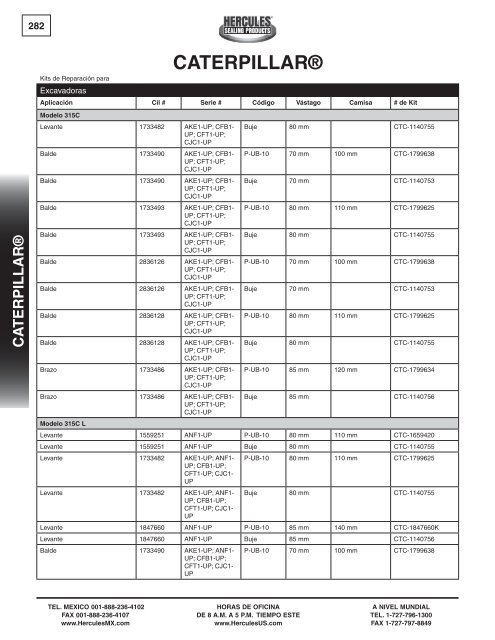 miller - Hercules Sealing Products