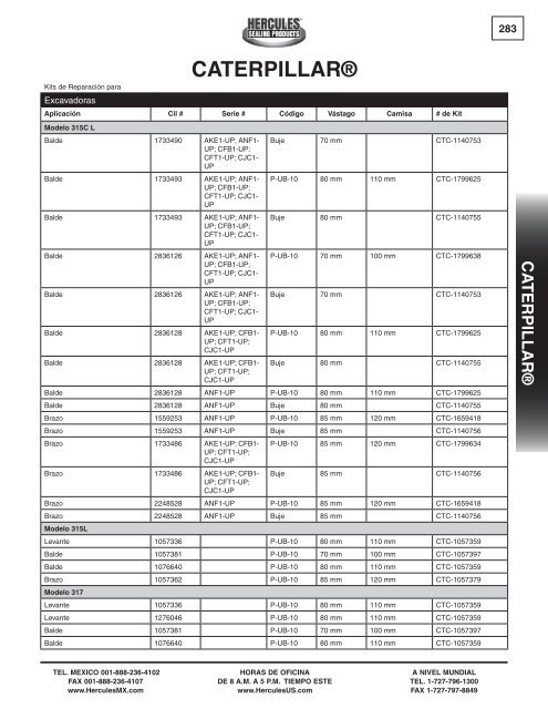 miller - Hercules Sealing Products