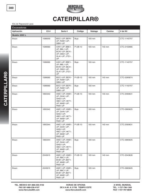 miller - Hercules Sealing Products