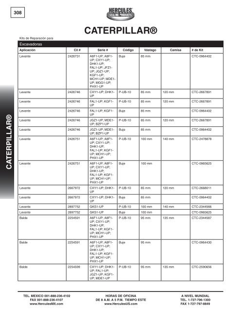 miller - Hercules Sealing Products