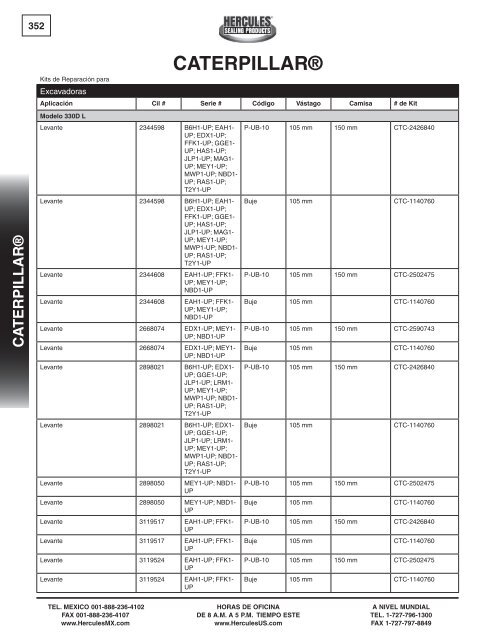 miller - Hercules Sealing Products