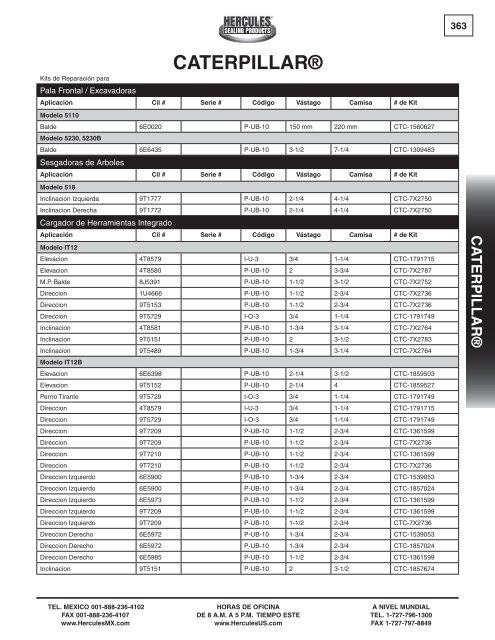 miller - Hercules Sealing Products