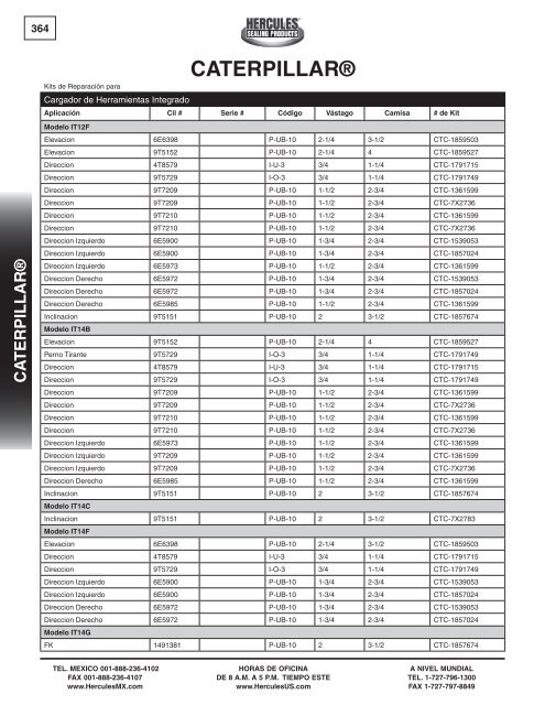 miller - Hercules Sealing Products