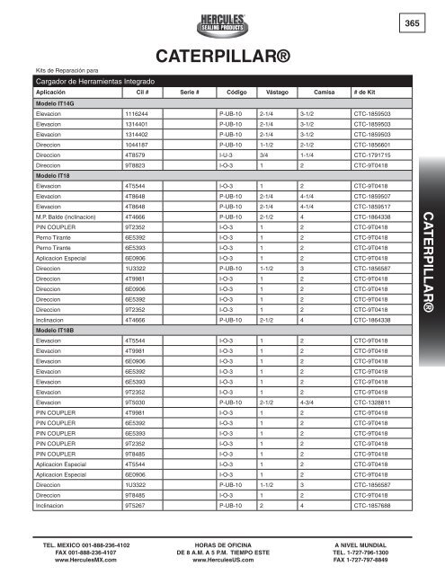 miller - Hercules Sealing Products