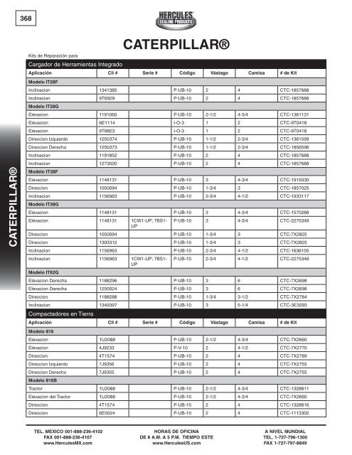 miller - Hercules Sealing Products