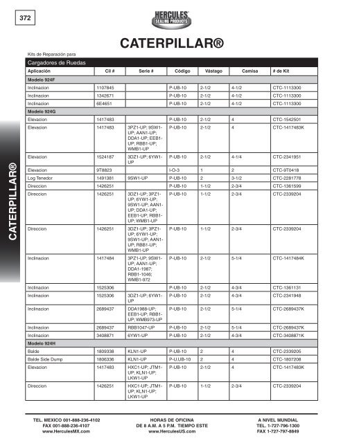 miller - Hercules Sealing Products