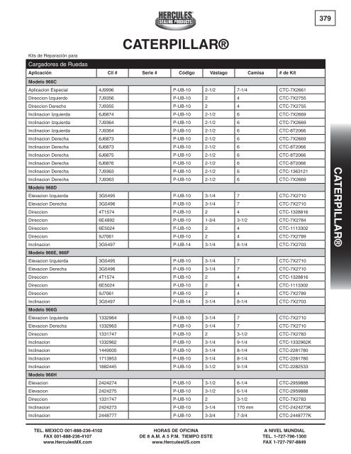 miller - Hercules Sealing Products