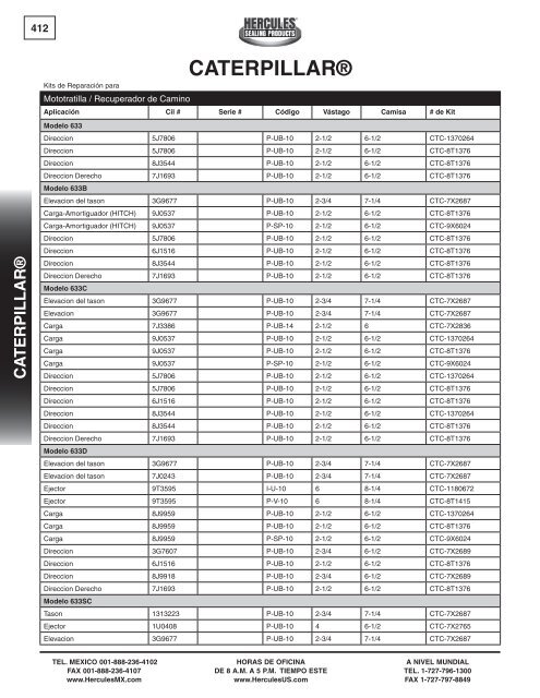 miller - Hercules Sealing Products