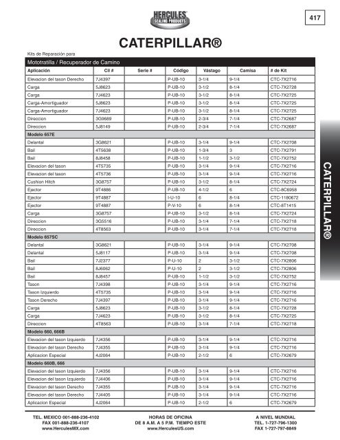 miller - Hercules Sealing Products