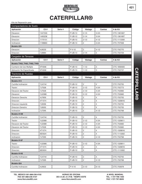 miller - Hercules Sealing Products