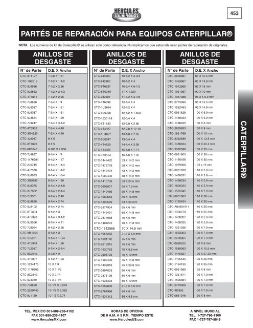 miller - Hercules Sealing Products