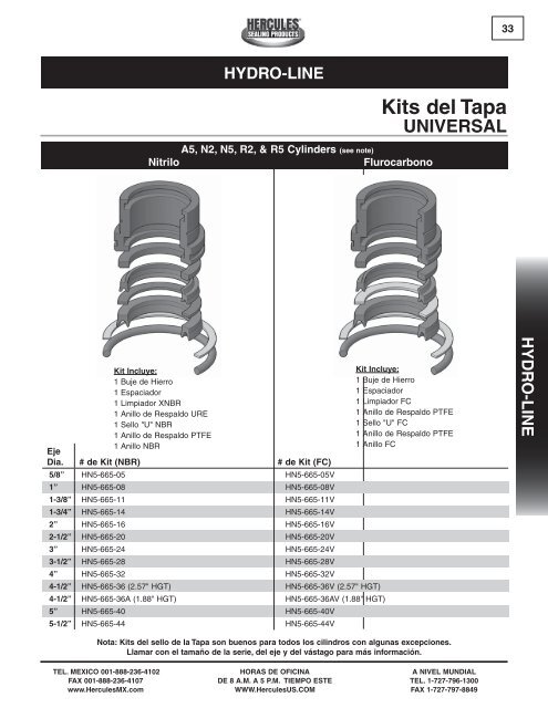 miller - Hercules Sealing Products