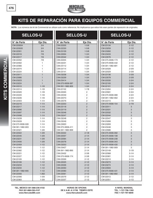 miller - Hercules Sealing Products