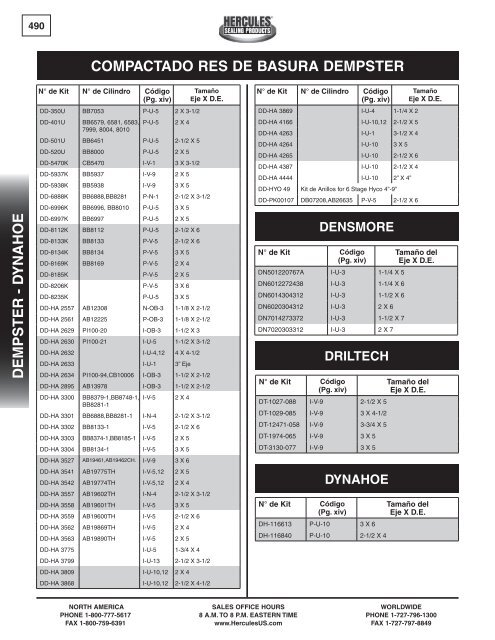 miller - Hercules Sealing Products