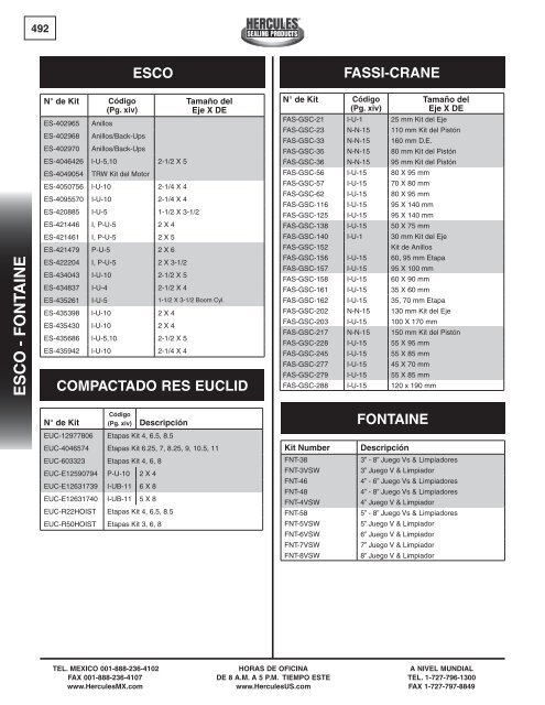 miller - Hercules Sealing Products