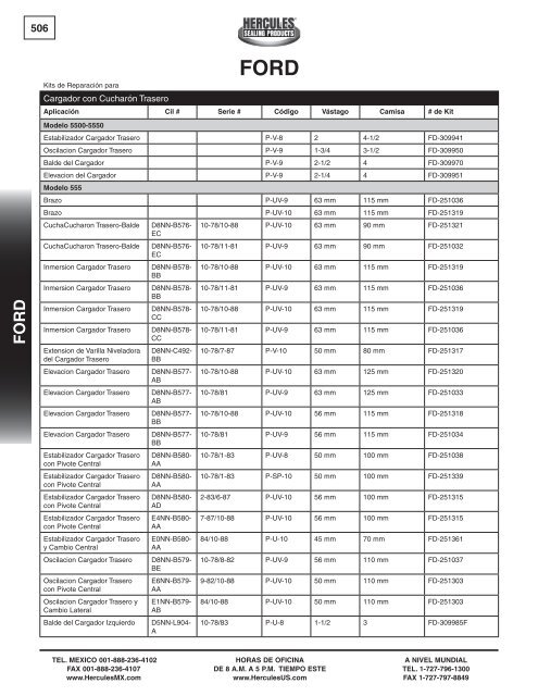 miller - Hercules Sealing Products