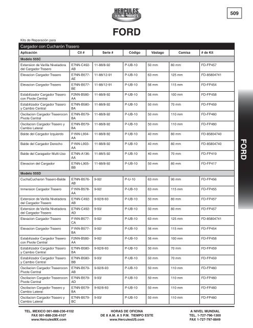 miller - Hercules Sealing Products